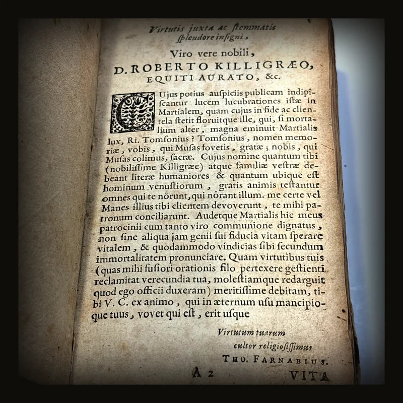 M. Valerii Martialis Epigrammata, cum notis Farnabii et variorum geminoque indice tum rerum, tum auctorum, accurante Cornelio Schrevell. (Cum Vita M. Val. Martialis ex Petro Crinito nec non scriptorum aliquorum de M. Valerio Martiali testimoniis.]) [[Marcus Valerius Martial, as well as with the index marks Farnabii of things, and of the various and with a double, as well as of the authors, accurante Cornelio Schrevell. (When The life of M. Val. Martialis, Marcus Valerius Martial: And, From the testimony of Peter, Crinitus, as well as a group of writers.]].