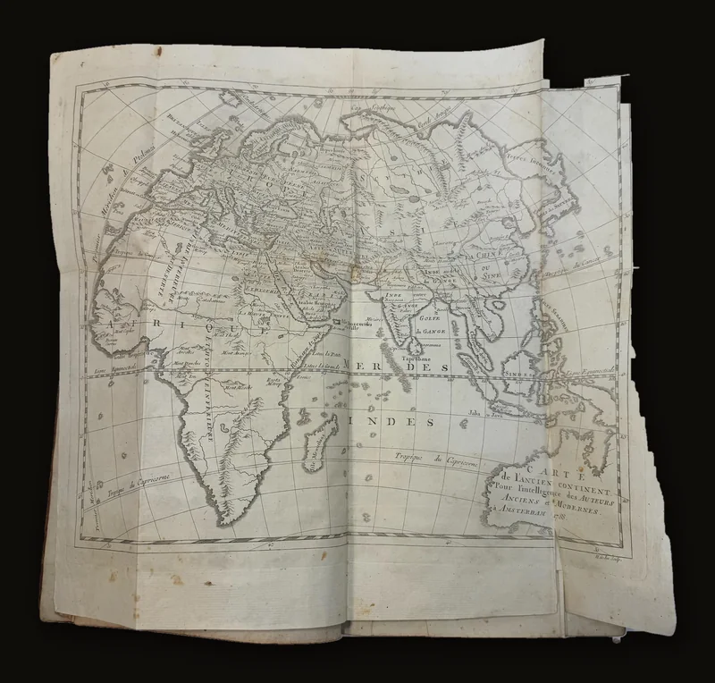 Recueil de Cartes Geographiques, Plans, vues et Medailles de L'Ancienne Grece, Relatifs au Voyage du Jeune Anacharsis' precede D'une analyse critique des cartes (par M. Barbié du Bocage). [[Ancient Greece Maps, Maps, Maps and Medals, Relating to the Journey of the Young Anacharsis' precede A Critical Analysis of Maps (by M. Barbié du Bocage)]].
