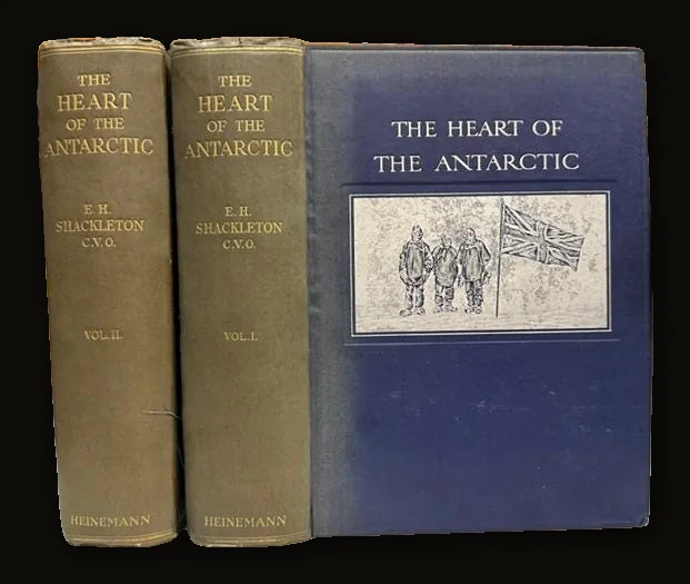 Heart of the Antarctic, being the story of the British Antarctic Expedition, 1907-1909, … an account of the first journey to the South Magnetic Pole by T.W. Edgeworth David..