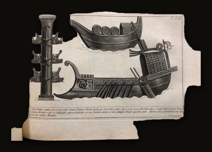 Raccolta di cento tavole rappresentanti i costumi religiosi, civile e militari degli antichi Egiziani, Etruschi, Greci e Romani, tratti dagli antichi monumenti per uso di professori delle belle arti disegnate ed incise in rame. Coll'aggiunta fine di varie dichiarazioni e d'un indice. // (Collection of one hundred tables representing the Theology, civil and military customs of the ancient Egyptians, Etruscans, Greeks and Romans, taken From ancient monuments for use by professors of fine arts designed and engraved in copper. With the fine addition of various declarations and an index.).
