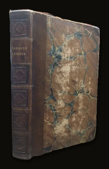 Lexicon Novi Testamenti alphabeticum, nunc primum plenè editum: omnes voces ... in sacro textu occurrentes, cum earum resolutione grammaticâ, complectens. In usum scholarum ... Editio decimo. Cui accedunt voces plusquam septingentae. [[Lexicon of the New Testament alphabetic now fully published soon, the voices ... the sacred text met with resolving grammar; it contained. The use of schools ... fourteenth edition. Whose voices among more than a hundred.]].