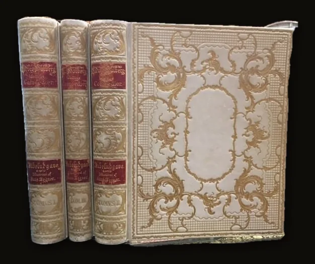 Jubeludgave af Ludvig Holbergs samtlige Comoedier. Ved F.L. Liebenberg. [Jubilee edition of all Ludvig Holberg's Comedies. By F.L. Liebenberg.].