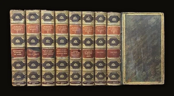 The Poetical Works of Lord Byron. In eight volumes. Extra Illustrated.