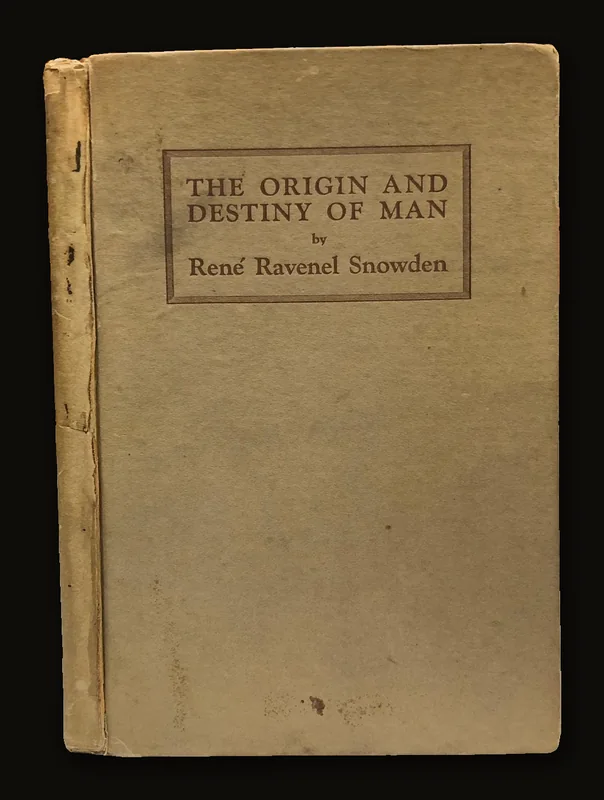 The Origin and Destiny of Man - Volume I: Evolution from a New Angle [Signed].