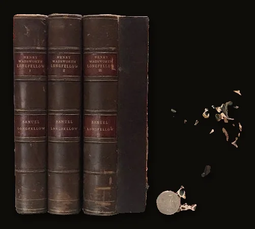 Life of Henry Wadsworth Longfellow with Extracts from his Journals and Correspondence  Edited by Samuel Longfellow in three volumes.