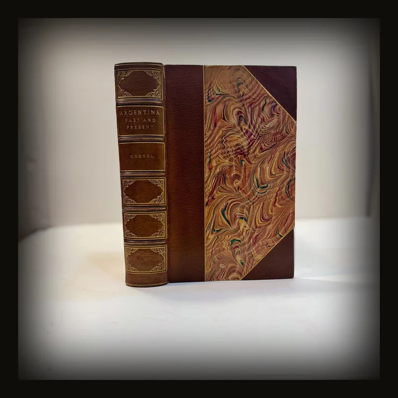Argentina Past & Present by W. H. Koebel containing 96 illustrations 64 being from photographs & 32 in colour from paintings by E. W. Christmas, R.B.A..