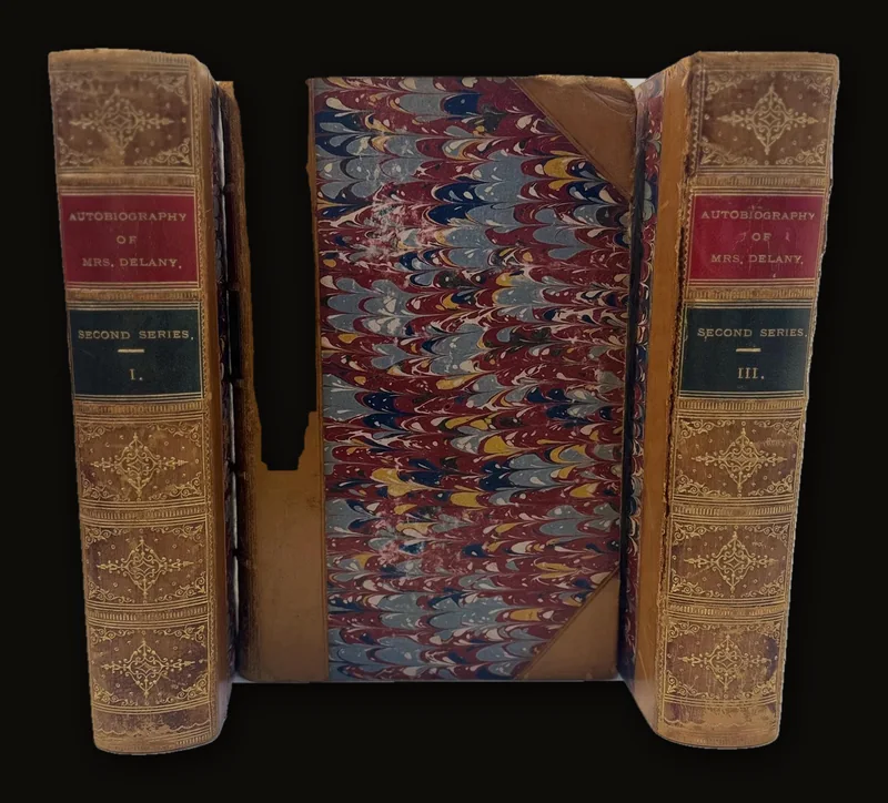 The Autobiography and Correspondence of Mary Granville, Mrs. Delany.  With interesting reminiscences of King George the Third and Queen Charlotte. Edited by the Right Honourable Lady Llanover. Three Volumes, First Series, & Second Series, Three Volumes..