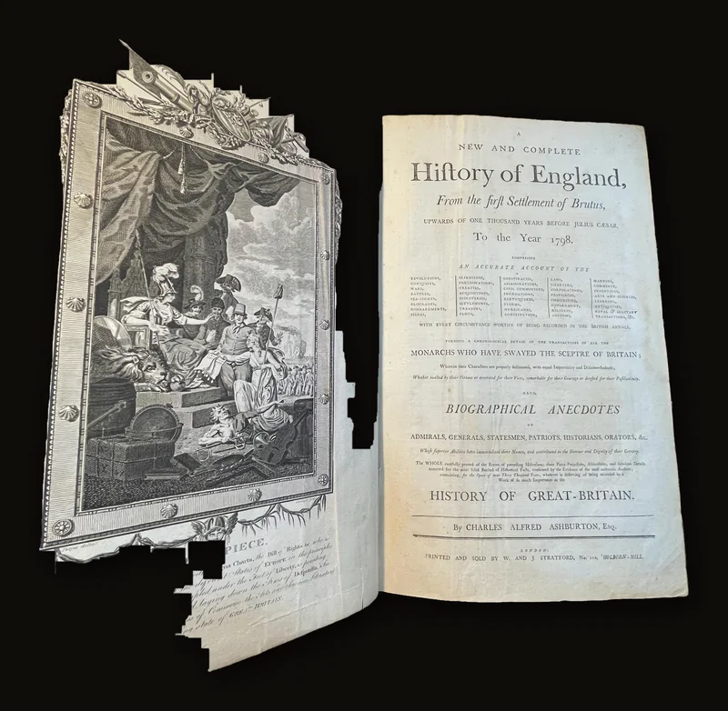 A New and Complete History of England, from the first settlement of Brutus Upwards to one thousands years before Julius Caesar, to the year 1798.