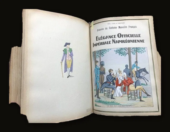 Histoire du Costume Masculin Francais Toges & Tuniques Gallo-Romaines (translated: History of French Male Costumes Gallo-Roman Togas & Tunics).