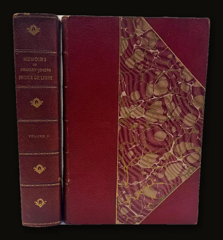 The Prince De Ligne. His Memoirs, Letters, and Miscellaneous Papers (2v) Versailles Aquarelle Edition Limited to Eighty-Five Numbered sets of which this is no. 15.