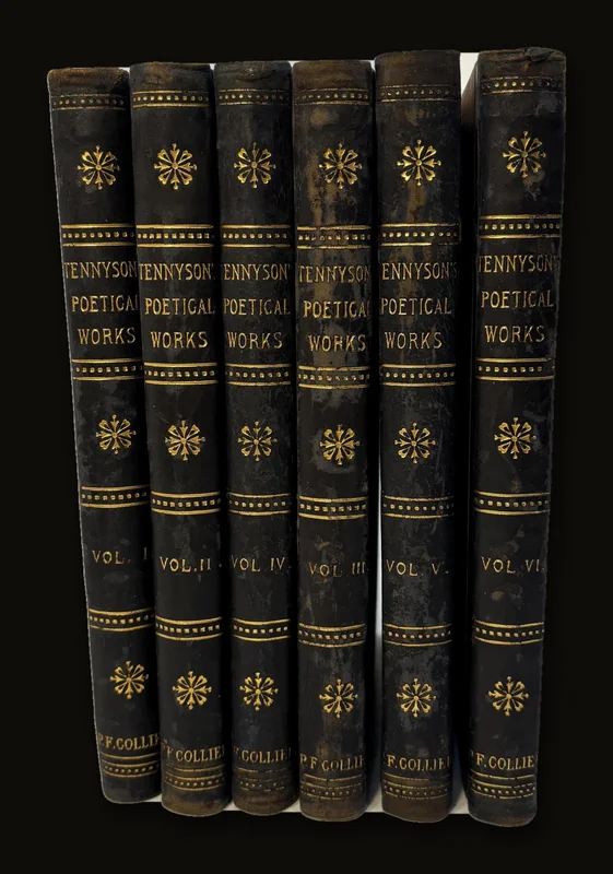 The Poetical Works of Alfred Tennyson - Complete Edition - Copiously Illustrated with full-page Wood Engravings specially made for this edition.