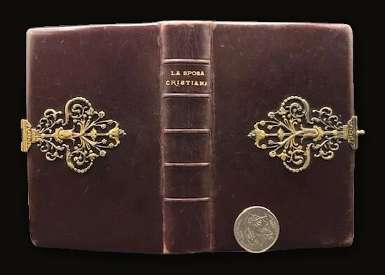 La Sposa Cristiana Ossia La Donna Second il Cuore di Dio Nella Famiglia e Nel Mondo.  Opera Della Contessa Laura di Barezia Traduzione del fraese  Preghiere, Istruzioni e Consigli per riceveredegnamente il Sacramento del Matrimonio e per compierne con esattezza i doveri.  TRANSLATION: The Christian Bride That is The Woman According to the Heart of God in the Family and in the World. Works of Contessa Laura di Barezia, Translation of the French Prayers, Instructions and Advice to receive the Sacrament of Marriage worthily and to fulfill its duties exactly.