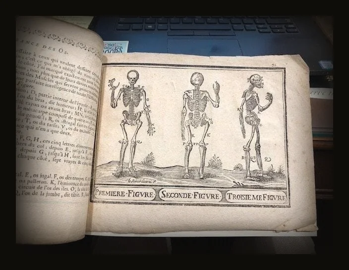 L'Art de Dessiner Par Jean Cousin, Excellent Peintre Francois. Trans: The Art of Drawing (Science of Art). Revised, Corrected, and Expanded. With 33 woodcut plates. - Missing title and pages 1-4, woodcuts with descriptions complete..