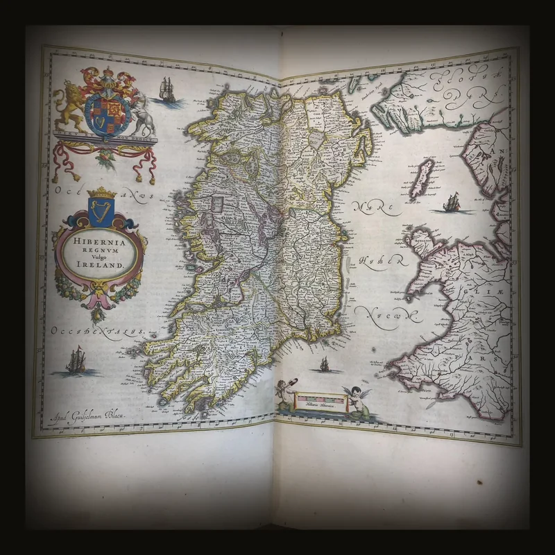Theatrum Orbis Terrarum Vol. V. Scotia, Quae Est Europae Liber XII (Scotland and Ireland) Latin: Theater of The World Vol. V, Scotland, Which is Europe Book XII.