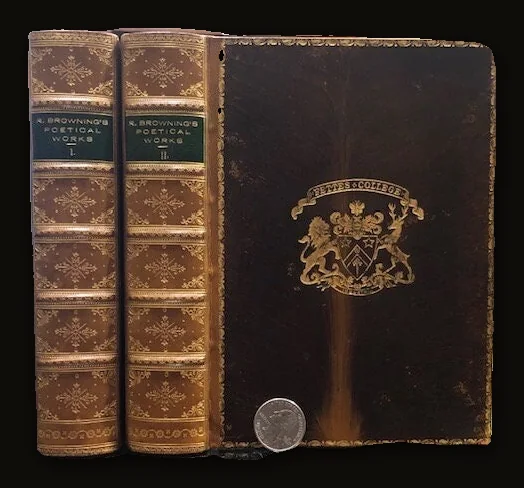 The Poetical Works of Robert Browning. With Portraits. In Two Volumes. Prize Binding.