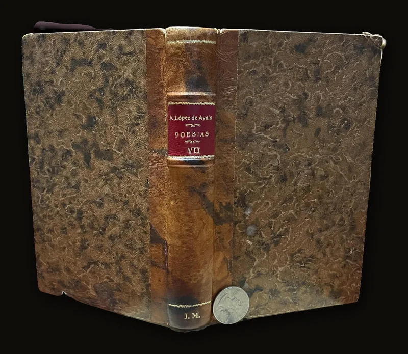 Obras de D. Adelardo Lopez De Ayala. VII Poesias. Proyectos de Comedias. Translated from Spanish: Works by Mr. Adelardo Lopez De Ayala. VII Poems. Comedy Projects..