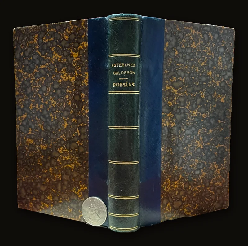 Poesias de D.S. Estebanez Calderon (El Solitario). Coleccion de Escritores Castellanos, Liricos. Translated from Spanish: Poems by D. S. Estébanez Calderón (The Solitary). Collection of Castilian, Lyric Writers".