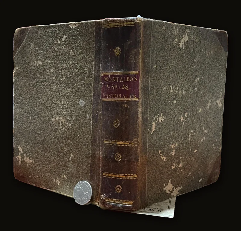Cartas Pastorales, De Usura, Simonia, Y Penitencia, Para Confessores, Y Penitentes, Que El Ilustrissimo, Y Reverendissimo Senor D. Fr. Juan De Montalban, Obispo De Guadix, Y Baza, De El Orden De Predicadores, Escrivio, Imprimio, Y Reparttio a Sus Ovejas. Nuevamente Impressas En Salamanca A Expensas del Convento De San Estevan, Con El Deseo, que todos puedan generalmente gozar de su saludable Doctrina. Translated from Spanish: Pastoral Letters on Usury, Simony, and Penance, for Confessors and Penitents, Written, Printed, and Distributed to His Flock by the Most Illustrious and Reverend Lord D. Fr. Juan de Montalbán, Bishop of Guadix and Baza, of the Order of Preachers. Newly Printed in Salamanca at the Expense of the Convent of San Esteban, with the Desire that All May Generally Enjoy His Healthy Doctrine..