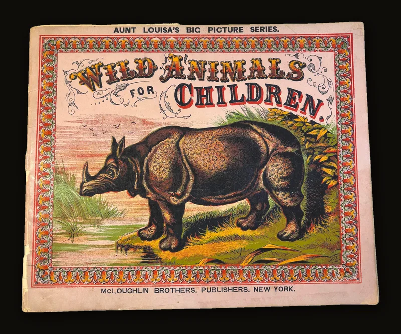 Aunt Louisa's Big Picture series. Wild Animals for Children..