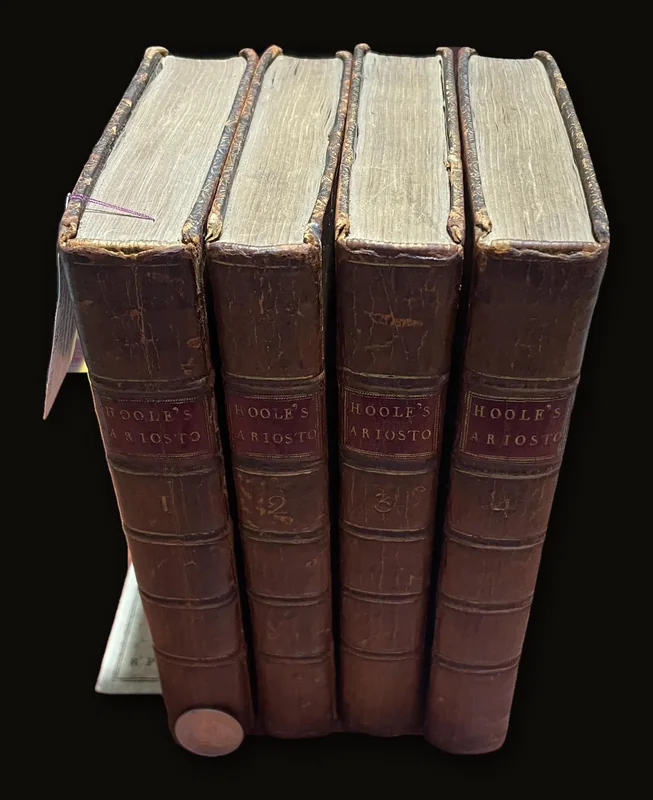 Orlando Furioso: Translated From The Italian of Lodovoco Ariosto; With Notes: In Five Volumes (Vols. I-IV only, lacking V).