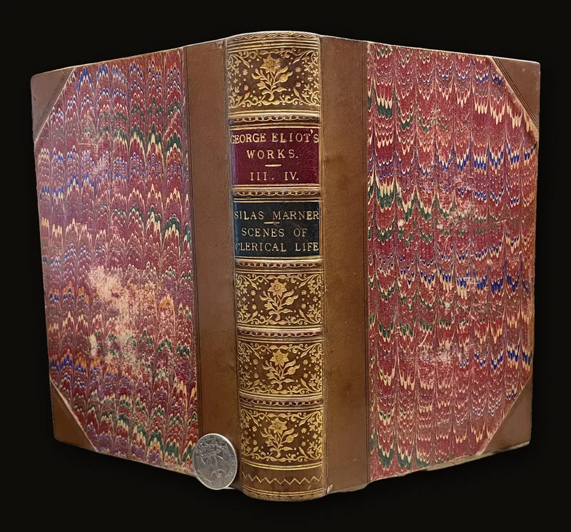 The Novels of George Eliot. Vol.III,  Silas Marner: The Weaver of Raveloe and Vol.IV, Scenes of Clerical Life. With Illustrations, Stereotype Edition.