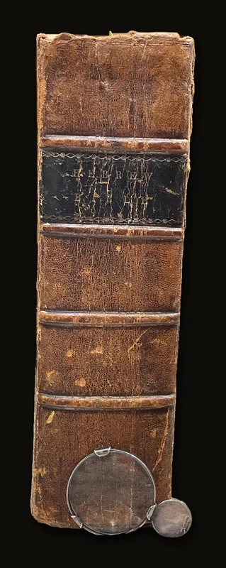 (Torah Prophets and Scriptures:) Biblia Hebraica, Secundum Ultimam editionem Jos. Athiae, a Johanne Leusden Denuo Recognitam Recensita, Atque and Msoram, et Correctiores, Bombergi, Stephani, Plantini, Alioru,que Editiones, Exquisite Adornata, Variisque Notis Illustrata, Ab Everardo Van Der Hooght, V.D.M. Editio Nova, Recognita, Et Emendata, A Judah D'Allemand. [2 vol.in 1]  Translated from Latin: Biblia Hebraica. According to the latest edition by Joseph Athias, reviewed and revised anew by Johannes Leusden, and further adorned with the Masorah, as well as the more correct editions of Bomberg, Stephanus, Plantin, and others. Exquisitely arranged and illustrated with various notes by Everardus van der Hooght, Doctor of Divinity. A new edition, reviewed and corrected by Judah D'Allemand..