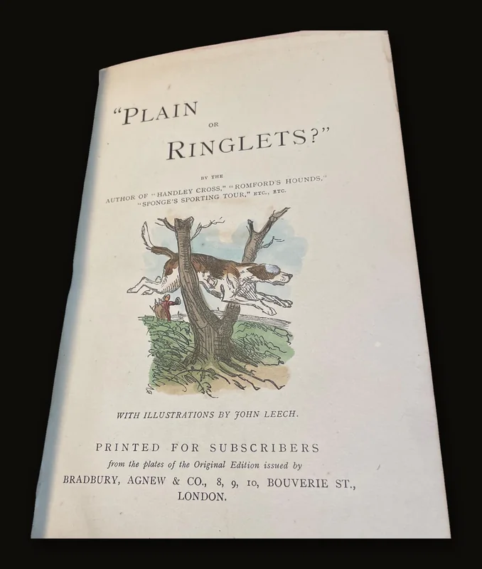 "Plain or Ringlets?" With Illustrations by John Leech.
