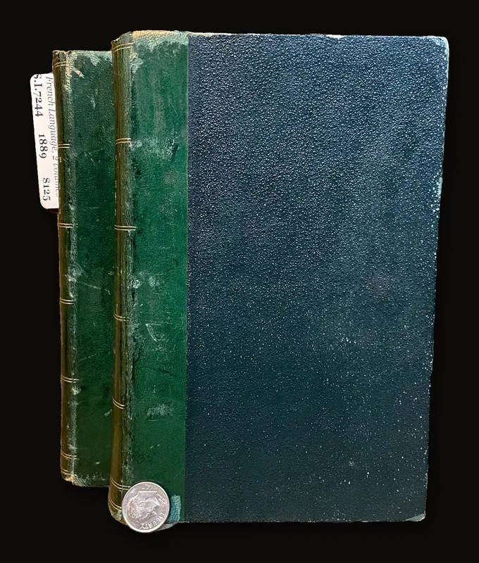 Histoire De La Poésie Lyrique Grecque Par E. Nageotte Professeur De Littérature Ancienne À La Faculté Des Lettres De Besançon. Translated: History Of Greek Lyric Poetry By E. Nageotte Professor Of Ancient Literature At The Faculty Of Letters Of Besançon. (2 volumes).