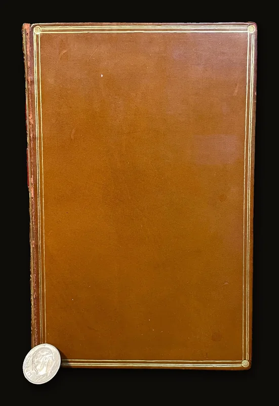 Monsieur Mallet; Or, MY Daughter's Letter. A Random Record. Illustrated with six Beautiful Designs by Robert Cruikshank, Engraved by Bonner and Walker.  Riviere Signed Binding.