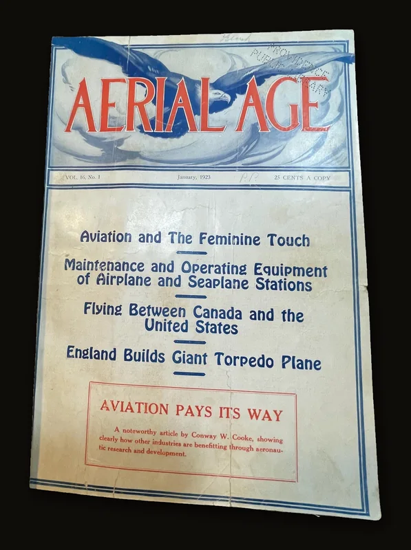 Aerial Age, Vol.16, No. 1-7 January-July 1923.