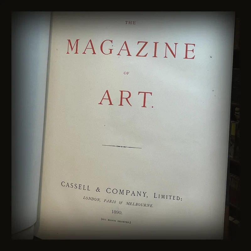 The Magazine of Art, 1890.