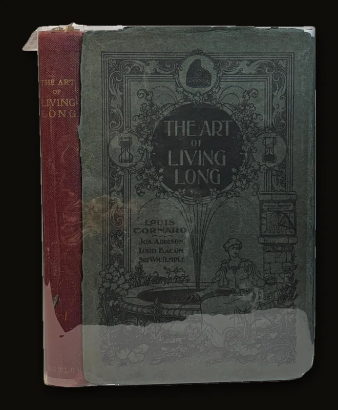 The Art of Living Long, A New and Improved English Version of The Treatise by The Celebrated Venetian Centenarian.., With Essays by Joseph Addicson, Lord Bacon, and Sir William Temple.
