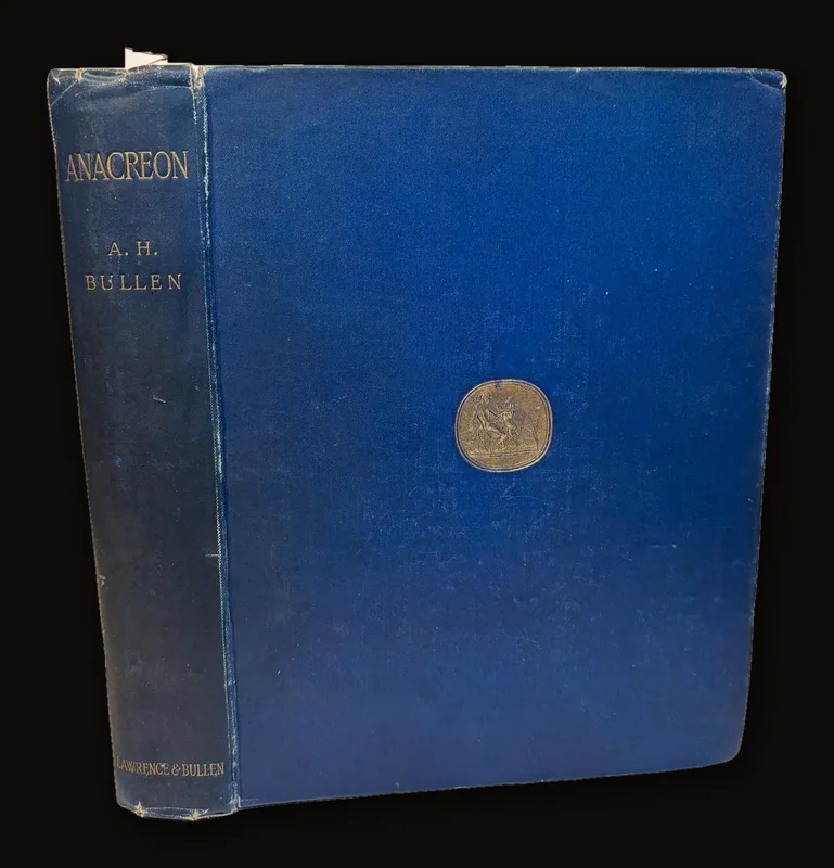 Anacreon: With Thomas Stanley's Translation… Illustrated by J.R. Weguelin.