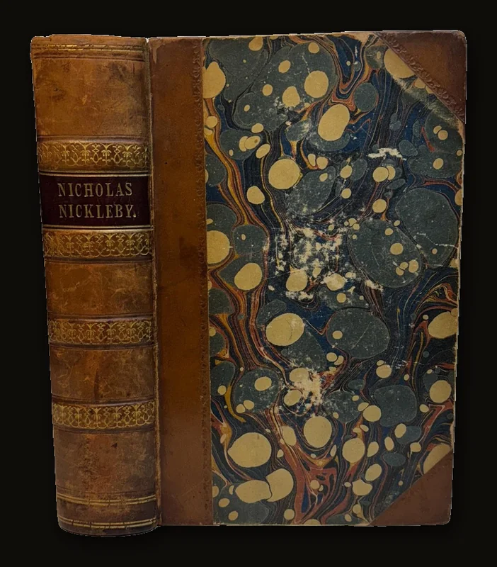 The Life and Adventures of Nicholas Nickleby. With Illustrations by Phiz. First Edition, Mixed State..