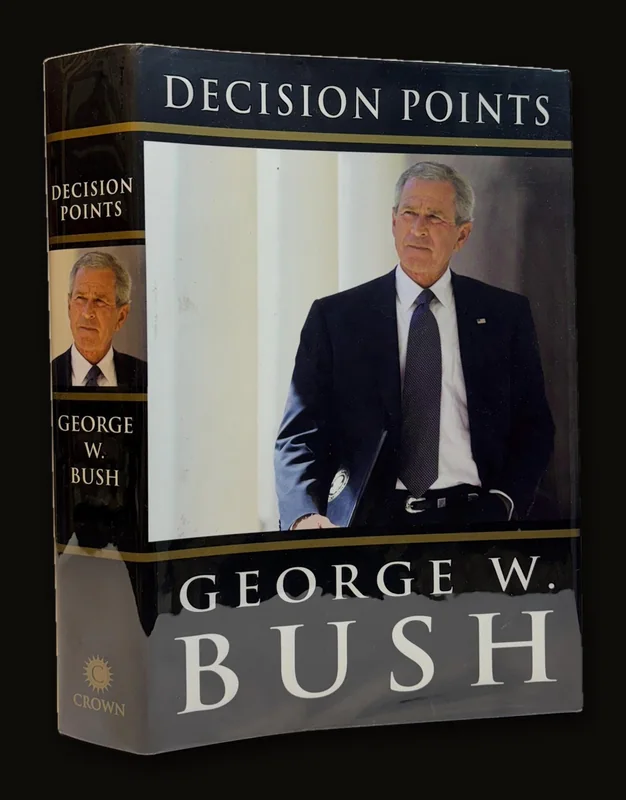 Decision Points. Autographed by George Bush to Title Page.