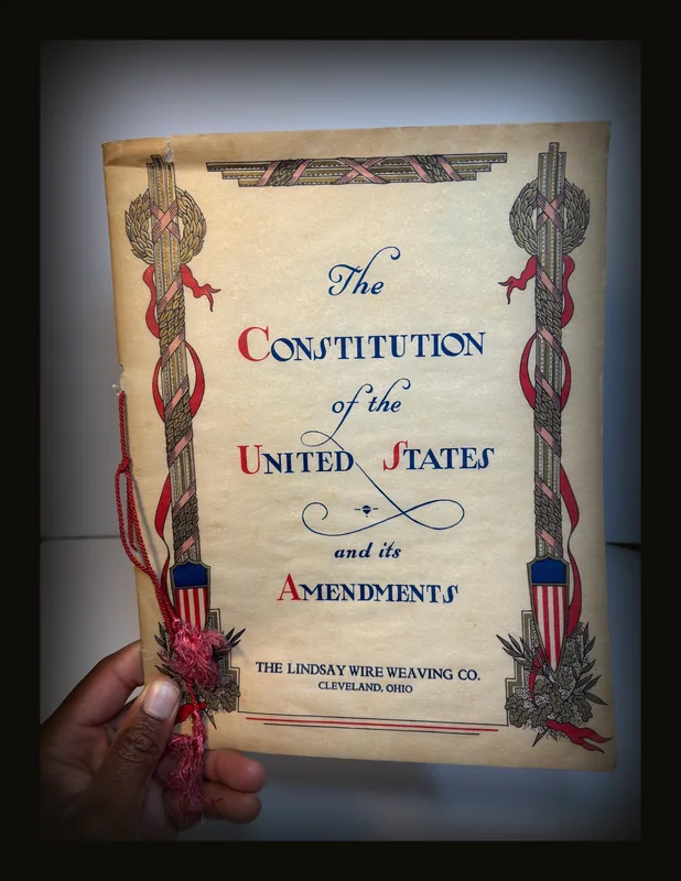 The Constitution of The United States, With Its Amendments.