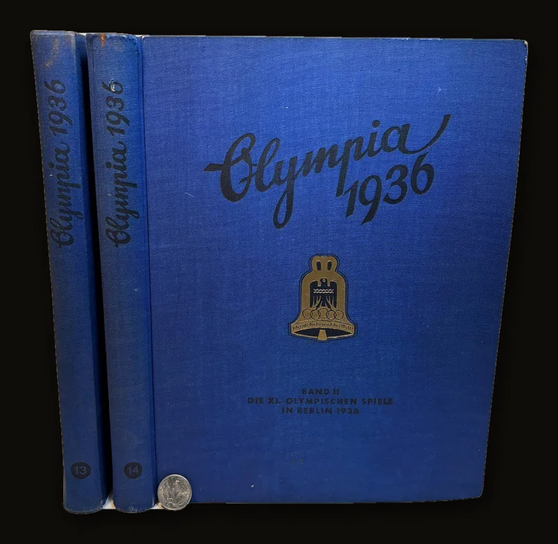 Die Olympischen Spiele 1936 In Berlin und Garmisch-Partenkirchen.(Band I, II) Translated: The Olympic Games 1936 In Berlin and Garmisch-Partenkirchen Book I, II..
