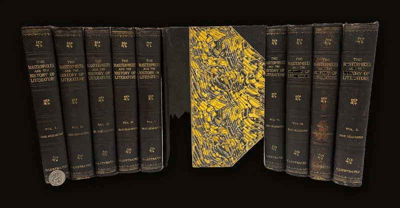 The Masterpieces and The History of Literature, Analysis, Criticism, Character and Incedent. Forty Photogravure Plates, Complete in Ten Volumes.
