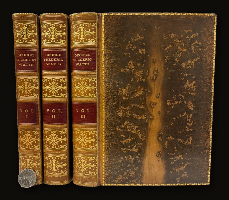 George Frederic Watts, The Annals of An Artist's Life, Writings (3 Volumes Complete) [Binding by The Times Book Club].