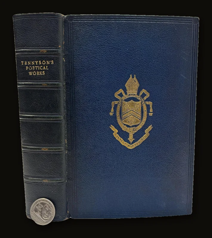 The Works of Alfred Lord Tennyson Poet Laureate Prize Binding of Riviere & Son.
