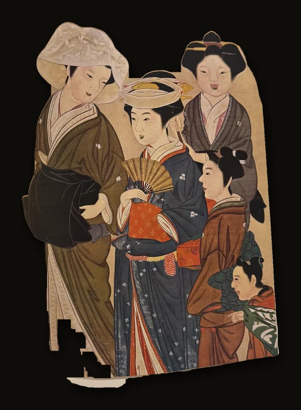Hand-Painted and Brush Painted Early Ukiyo-e with Commentary, 2 volumes.