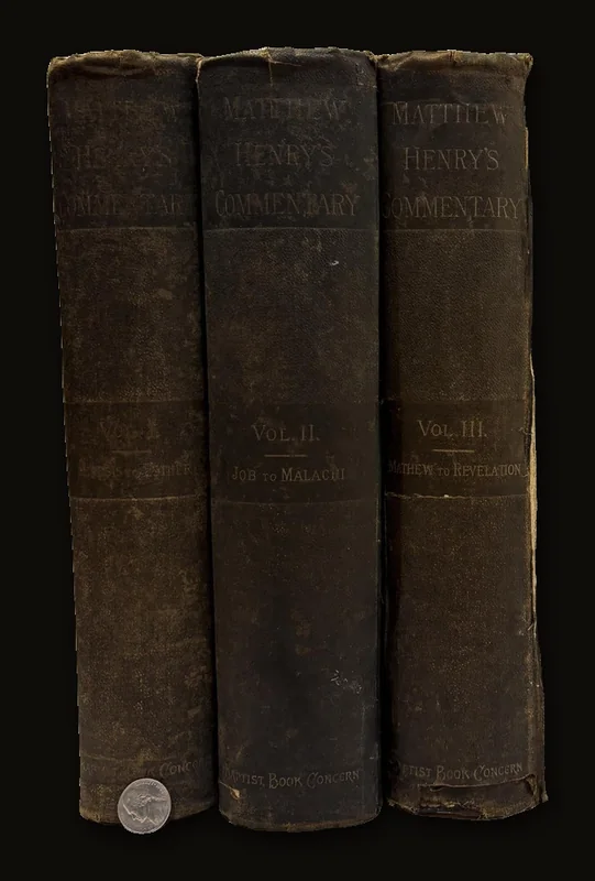 A Commentary on The Old and New Testaments. New and Illustrated edition, Wit Additional Original Notes, Critical, Historical, and Geographical; Together With A Life of The author. In Three Volumes: Vol.I - Genesis to Ester, Vol.II - Job to Malachi, Vol.III - St. Matthew to Revelation.