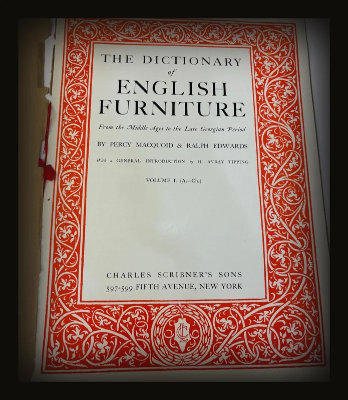 Prospectus for The Dictionary of English Furniture.