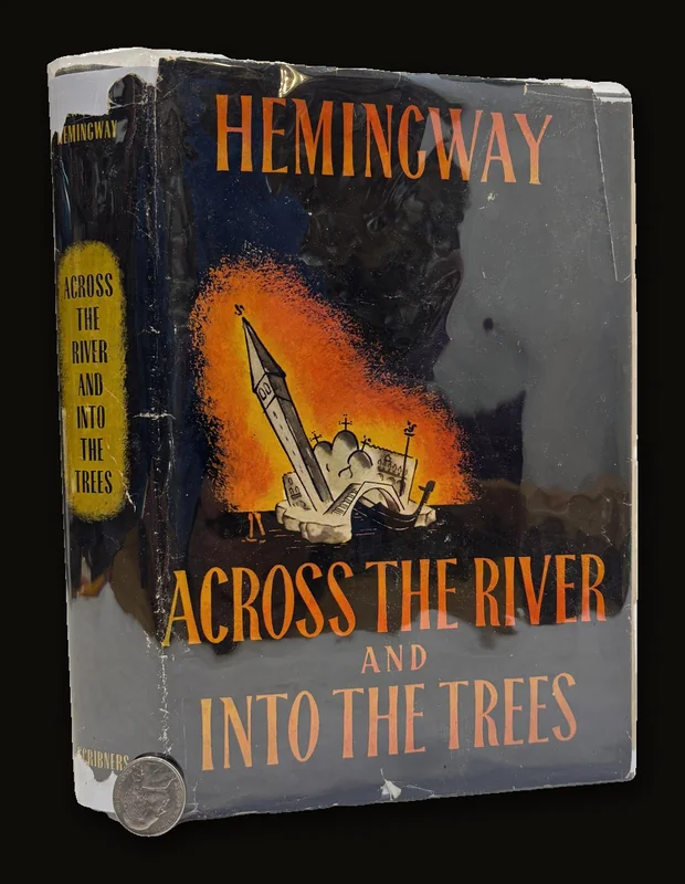 Across The River and Into the Woods. First Edition Dust Jacket, No Scribner's "A" to Copyright page..
