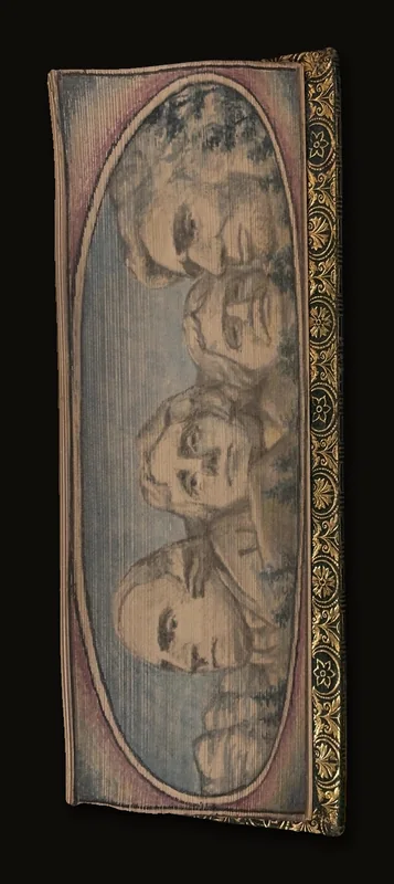 Bride of Lammermoor.  3 sided Fore-Edge Painting.  Mr. Rushmore, Capitol, Washington Monument..