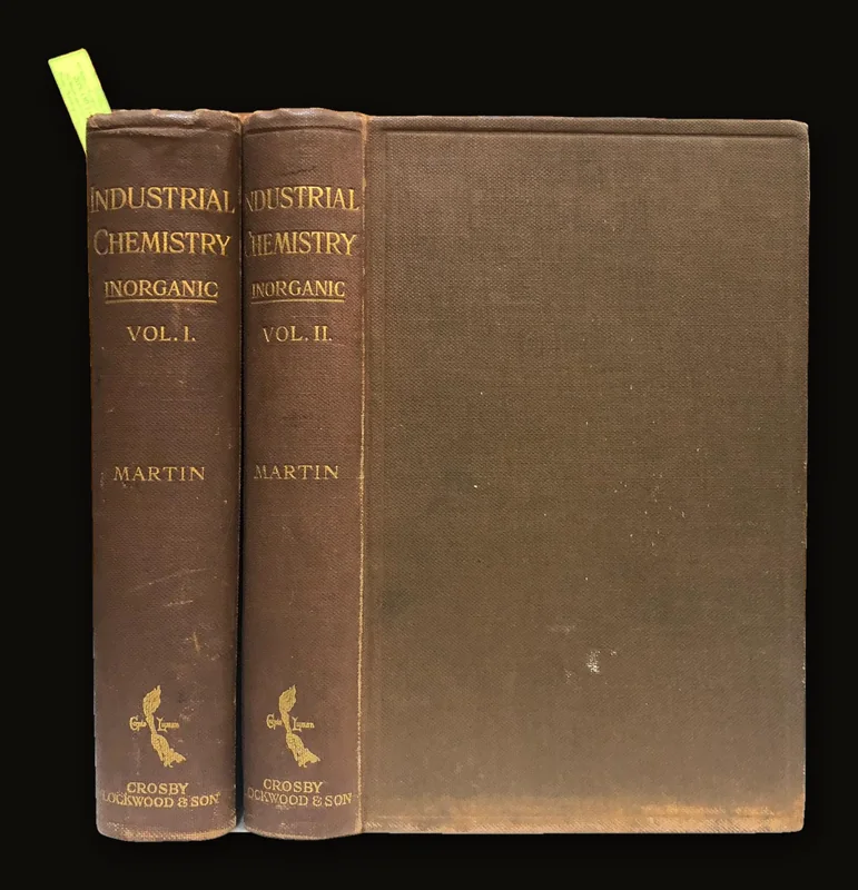 Industrial and Manufacturing Chemistry Part II. Inorganic, A Practical Treatise (2 Vols.).