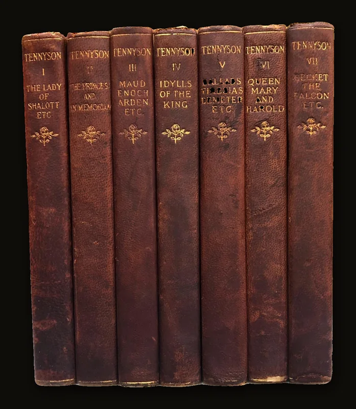 The Poetic and Dramatic Works of Alfred Lord Tennyson, Riverside Pocket Edition In Seven Volumes..