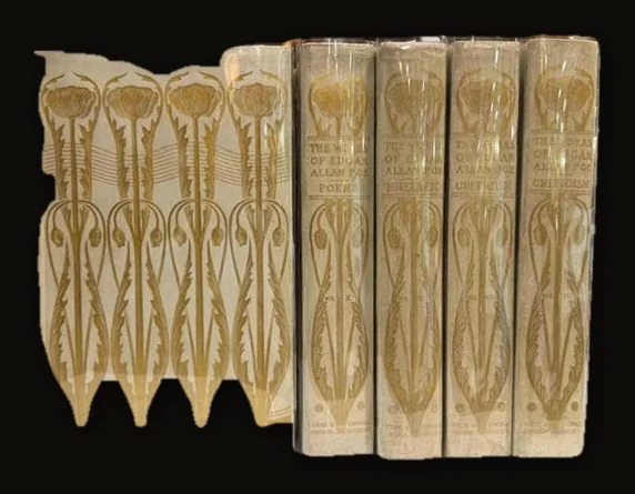 The Works of Edgar Allan Poe, Newly Corrected and Edited, With a Memoir, Critical Introductions, and Notes. In Ten Volumes, Illustrated by Albert Edward Sterner.  Volumes VI-X only..