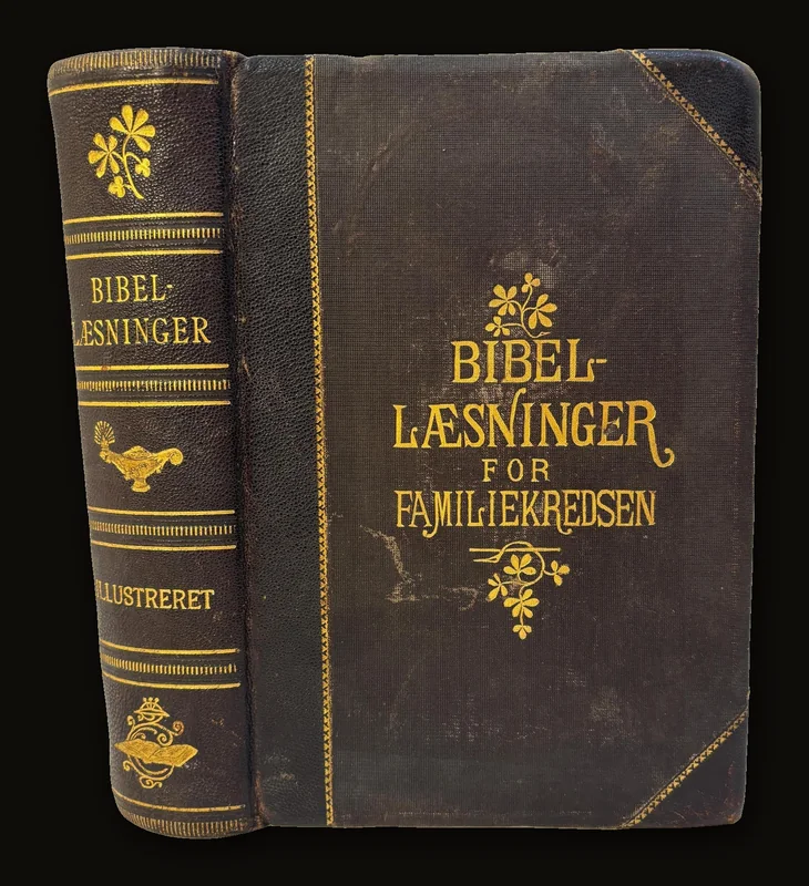Bibel-Laesninger for Familiekredsen  Translation: Bible Reading for the Family.  Containing 167 readings for use in the home and at meetings..
