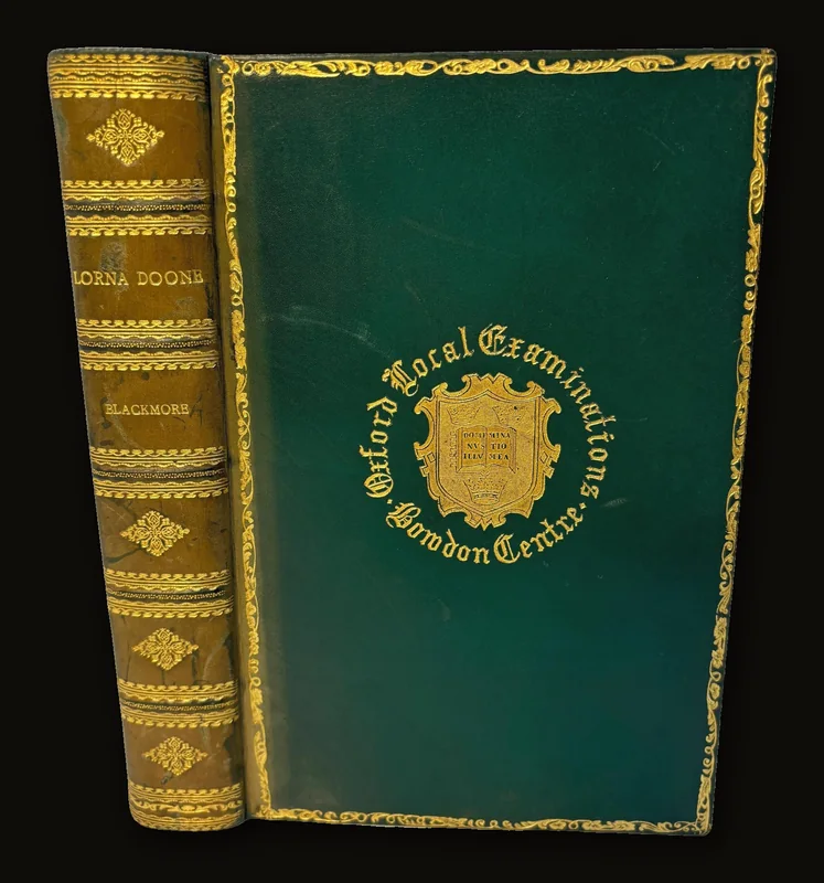 Lorna Doone, A Romance of Exmoor, Illustrated. Prize Binding, Signed Binding by James Galt..